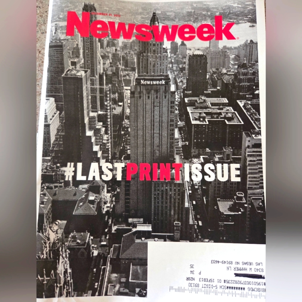 Last Print Issue Poster